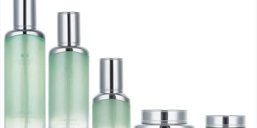Square vs round skincare bottles